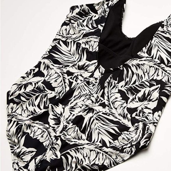 Women's V Neck One Piece - Picture 2 of 4